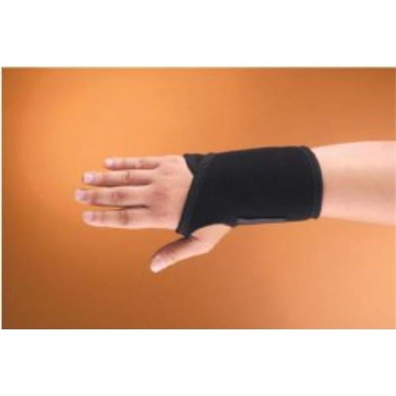 Wrist Brace Modabber™ Aluminum / Neoprene Left Hand Black One Size Fits Most