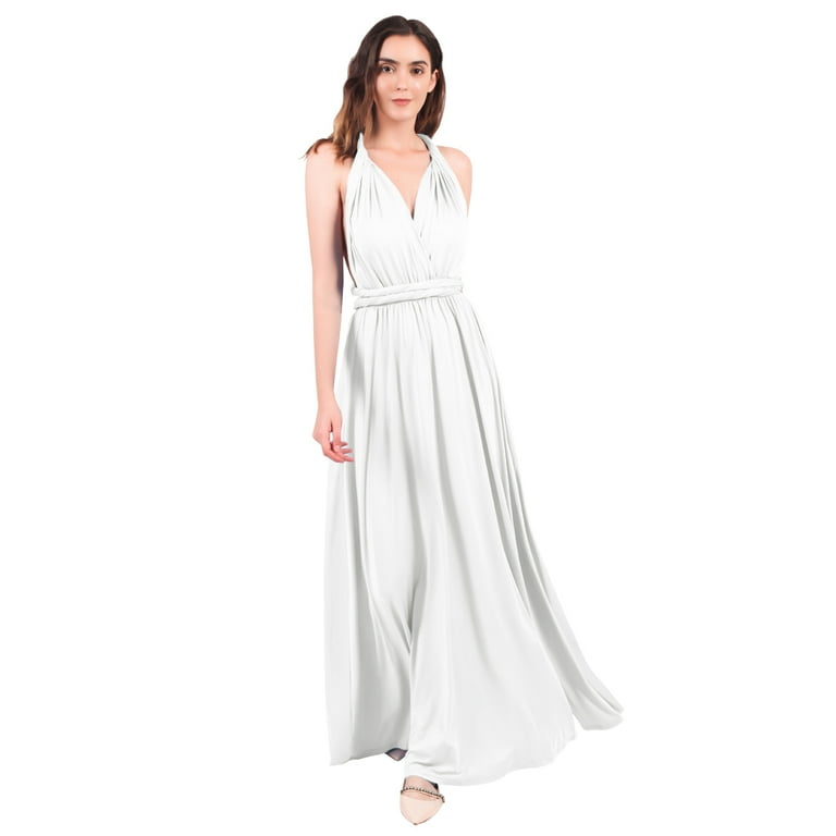 Sexy Vacation Solid Bandage Backless V Neck Beach Dress Dresses Sexy Vacation Solid Bandage Backless V Neck Beach Dress Dresses