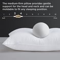 thumbnail image 2 of Eurotex Bed Pillows for Sleeping Hotel Quality, Supportive Down Alternative Pillow for Side and Back Sleeper, Pillows size 20 x 30 inch, Set of 4, 2 of 6