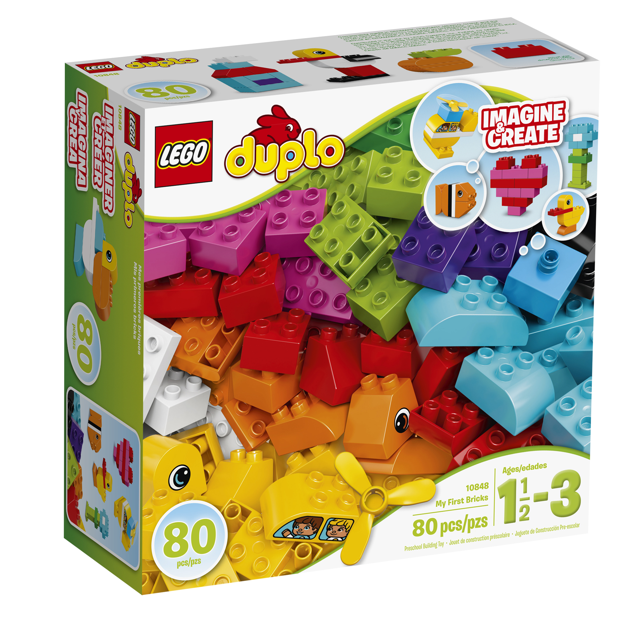 LEGO DUPLO My First Bricks 10848 Building Set (80 Pieces) - image 3 of 6