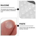 Axio 100Pcs Bump Dots for Visually Impaired Clear Adhesive Bumper Pads