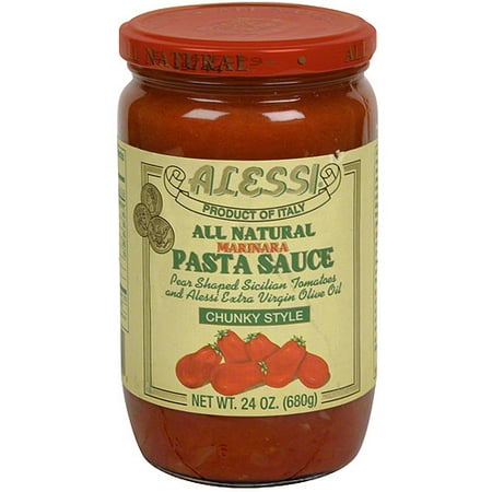 Alessi Marinara Chunky Style Pasta Sauce, 24 oz (Pack of 6)