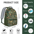 thumbnail image 6 of Hand-Drawn Dinosaur and Sky Pattern Backpack – Watercolor Dino and Planet Print Schoolbag with Roaring Forest Scene, 6 of 6