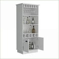 thumbnail image 5 of Bar Cabinets 70-Inch High 10-Glass with 5 Cubbies & 3 Shelves | Laminated Particle Board | Modern, 5 of 7
