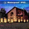 thumbnail image 4 of 2 Packs Solar Lights Outdoor Garden, 12led Solar Flame Lights Outdoor, Ip65 Waterproof Solar Torch Lights For Garden, Patio, 4 of 5