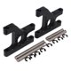 thumbnail image 2 of Paquete de 2 brazos de suspensión delantera inferior de aluminio RC 1:10 para buggy Tamiya CC01 CC-01 Negro, 2 of 3