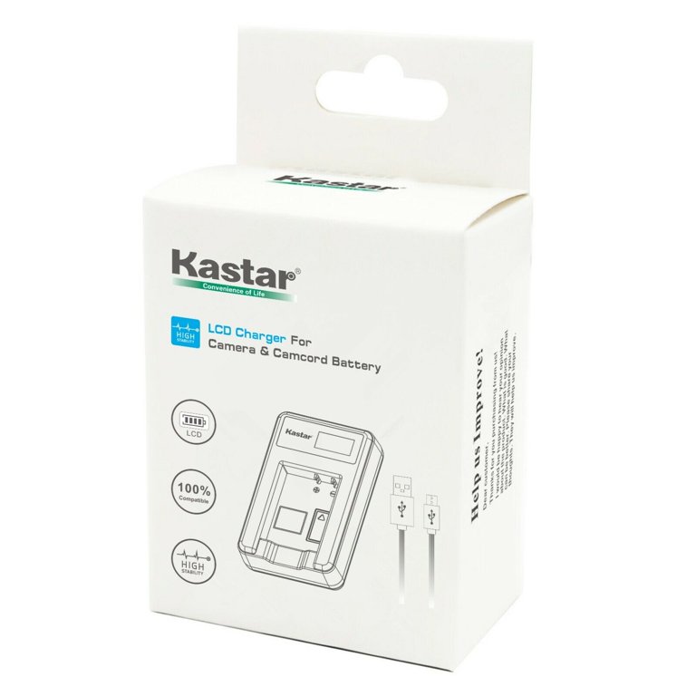 Kastar 1 Pack NB-13L Battery and LCD Triple USB Charger Compatible