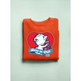 thumbnail image 3 of Born To Chill Heart - Cozy Polar-Bear ICEE Graphic Men's Sweatshirt, 3 of 4