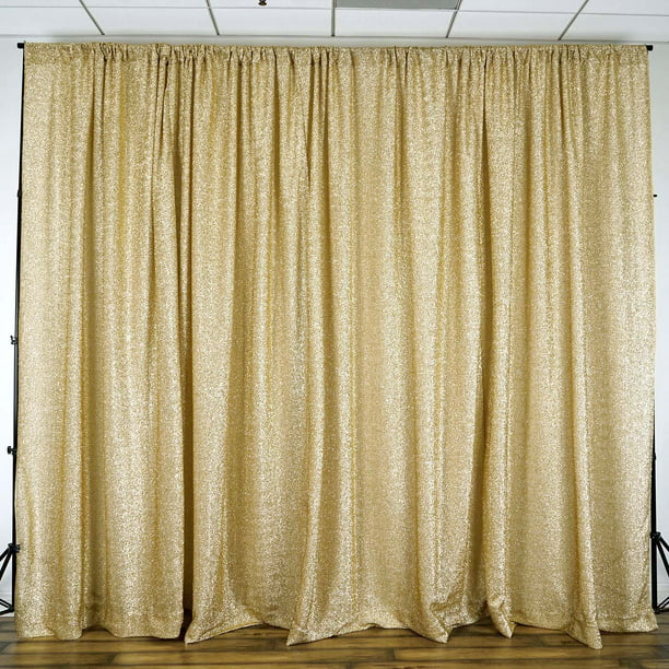 Balsacircle Champagne 20 Ft X 10, 20 Ft Curtains