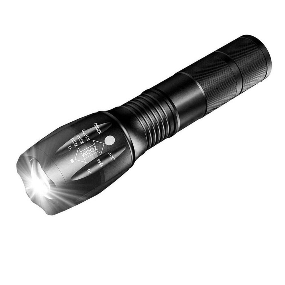 Super Bright 10000LM Zoomable LED Tactical Flashlight 5Modes Torch Lamp for18650 