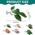 thumbnail image 3 of Ikeay Aquascape Betta Fish Resting Leaf, Plastic Aquarium Plant for Egg Laying, Realistic Design for Natural Tank Environment, 1 Leaf, 3 of 9