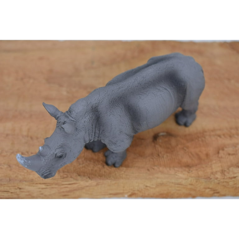 Rhino, White Rhinoceros, Museum Quality Plastic Animal Toy