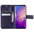 thumbnail image 5 of Galaxy S10 Case, Samsung Galaxy S10 Phone Cases, Allytech [Embossed Cat & Tree] PU Leather Wallet Case Folio Flip Kickstand Cover with Card Slots for Samsung Galaxy S10 Cell Phone, Purple, 5 of 8