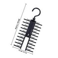 thumbnail image 2 of OULII 2Pcs Metal Clothes and Scarf Tie Rack for Home Organization, 2 of 8