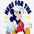 thumbnail image 3 of Mickey & Friends - Here For The Snacks - Women's Short Sleeve Graphic T-Shirt, 3 of 5