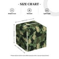 thumbnail image 4 of Logiee Tissue Box Cover 5X5X5'' PU Leather Tissue Holder Square Tissue Cube Box Organizer for Bathroom Vanity Countertop,Car,Night Stands,Office,Home,Kitchen (Camouflage Shark), 4 of 8