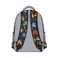 thumbnail image 3 of Game Controller Black Pattern Backpack for School, Cute School Bag with Adjustable Shoulder Straps and Padded Back, 15.3"x11"x6.7", 3 of 5