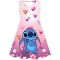 thumbnail image 2 of Stitch boda cumpleaños vestidos para niñas 1-10 años elegante fiesta bautizo vestido niños Disney serie Stich vestido Clothes4T Gao Jinjia LED, 2 of 2