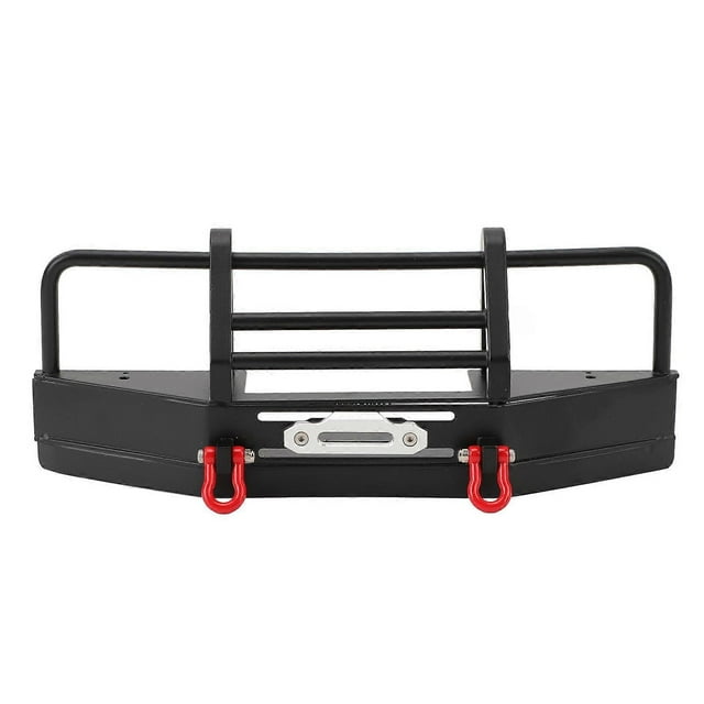 RC Car Bumper for Axial for SCX10 1/10 Impact Resistance Durability RC Car Front Bumper with Trailer Buckle