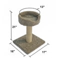 thumbnail image 2 of Sisal Scratch Post with Basket, 2 of 4