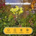 thumbnail image 5 of Thanksgiving Decorations Fall Decor Solar Powered Simulation Flower Lights 7 Flower Ground Plug In Lights LED Outdoor Courtyard Garden Sward Decoration Holiday Decoration, 5 of 6