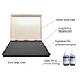 thumbnail image 6 of Infusion 7" x 8" Extra Large Industrial Stamp Ink Pad, Your Go to Large Stamp Ink Pad for Bright Color, Even Coverage and Durability, Gray Stamp Pad, 6 of 7