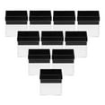 thumbnail image 3 of MasteelfCA 20pcs Display Case Useful Square Transparent Plastic Box Display Holder, 3 of 8