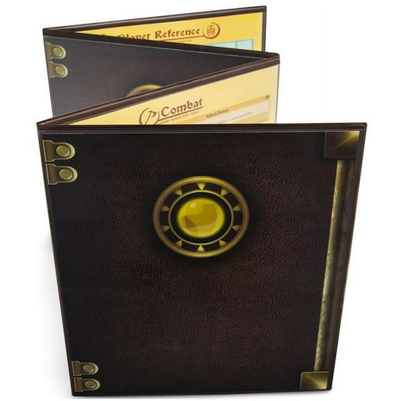 Brybelly Holdings GRPG-004 The Masters Tome Customizable DM Screen, Brown