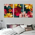 thumbnail image 3 of Ullo0ord Green Floral Flower Canvas Wall Art One Panel, and Canvas Paintings Ready to Hang for Home Decorations Personalized Wall Decor, 3 of 4