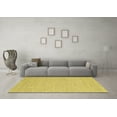 thumbnail image 3 of Ahgly Company Indoor Rectangle Abstract Yellow Contemporary Area Rugs, 5' x 8', 3 of 4