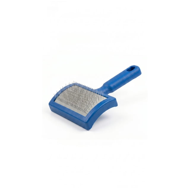 Cepillo Carda Universal Pro para Mascotas con Placa de Extracción de Pelo Azul