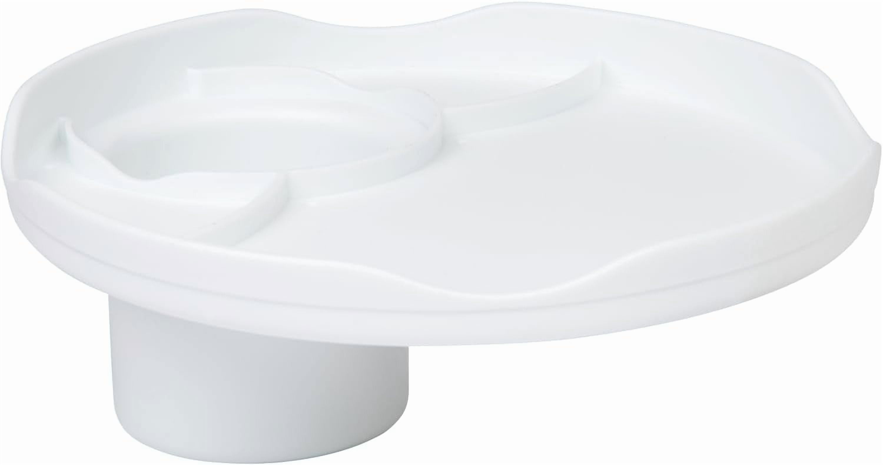 ROBOCUP White Ultimate Bundle Portable Clamp-On Cup Holder Set with Plate, Plus & Holster Accessories for Boats