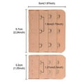 thumbnail image 3 of Haobase 12 Pcs Women's Bra Extenders 3 Hook / 2 Hook 3 Row Comfortable Stretchy Bra Extension Strap, 3 of 6