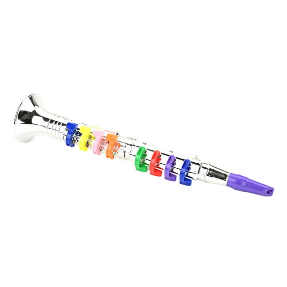 Juguete que sopla clarinete para niños, juguete práctico de iluminación para niños