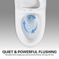 thumbnail image 3 of Bothwa Home One Piece Elongated Toilet – Dual Flush 1.1/1.6 GPF, Comfort Height, 3 of 10
