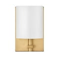 thumbnail image 6 of 41011HB Hinkley Lighting Avenue - 16W 1 LED Wall Sconce in Traditional and Transitional Style - 5.5 Inches Wide by 17 Inches High-Heritage Brass, 6 of 14