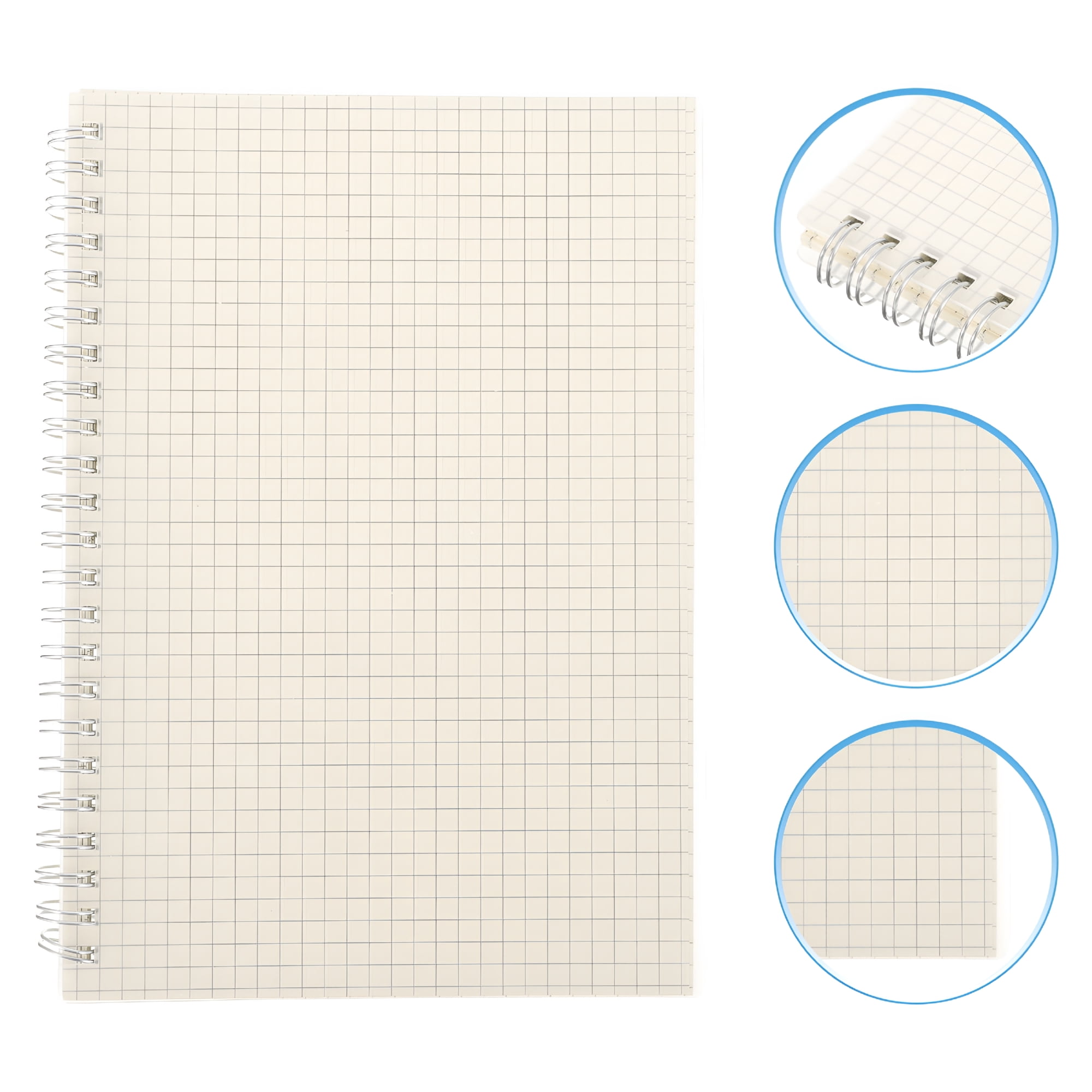 CCOCC 2026 New Set of 2 Graph Paper Spiral Notebooks for Math and Engineering for Students Professionals Note-Taking Designing Calculations.