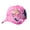 Pink, variant on Women Ladies Butterfly Baseball Cap Hat Sun Hats