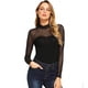 thumbnail image 1 of VISgogo Body sexy para mujer Clubwear Top de manga larga Shapewear Slim Fit Perspective Mesh Outfit VISgogo  moda, 1 of 5