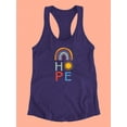 thumbnail image 3 of Simple Message Collection B. Racerback Tank Women -Victoria Barnes Designs, Female x-Small, 3 of 4