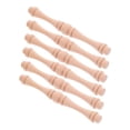 thumbnail image 3 of balaustres de madera sin pintar, decorativos, recortados, para muebles y manualidades., 3 of 7