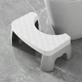 thumbnail image 2 of Btomtd Soft Toilet Stool Bathroom Hair Non-slip Treading Stool Office Padded Footstool, 2 of 6