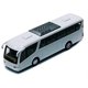 thumbnail image 1 of Autobús de turismo de metal a escala KiNSMART 18 cm con retroceso, blanco, 1 of 2