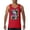 Red, variant on Racoons Howling at the Moon Tank Top Funny Galaxy Wildlife Universe Humor Weird Animal in Space Men's Top