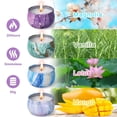 thumbnail image 4 of Set de regalo de bombas de baño OFUN, 5 bombas de spa grandes y gaseosas con velas, 4 of 8