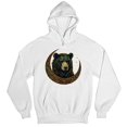 thumbnail image 5 of Celtic Moon Bear Sweatshirt Mystical Forest Animal Wildlife Nature Spiritual Celestial Lunar Viking Valhala Hoodie, 5 of 7