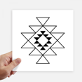 thumbnail image 1 of Triangle Totem Geometry Symbol Sticker Tags Wall Picture Laptop Decal Self adhesive, 1 of 1