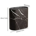 thumbnail image 2 of Compact Plastic Trash Can with Lid Waste Container for Small Spaces, 2 of 7