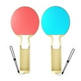 thumbnail image 2 of Neinkie 2Pcs Controller Grip Comfortable Grip Game Accessory Driver-free Responsive Professional Enhance Gaming Experience Table Tennis Racket Shape VR Gaming Controller Handle Grip for Switch OLED, 2 of 9