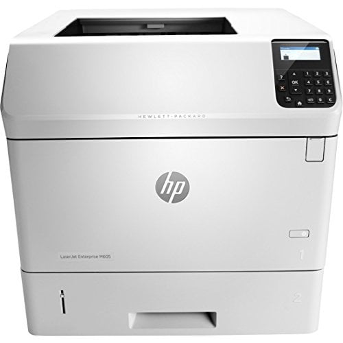 HP E6B69ABGJ Monochrome LaserJet Enterprise M605n Printer w HP FutureSmart Firmware Enterprise Workgroup Black and... by HP